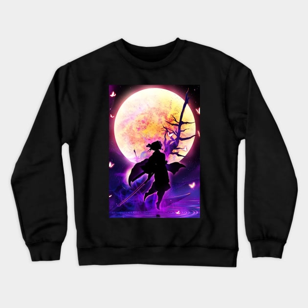 Shadow of Butterfly Shinobu Crewneck Sweatshirt by Valoka